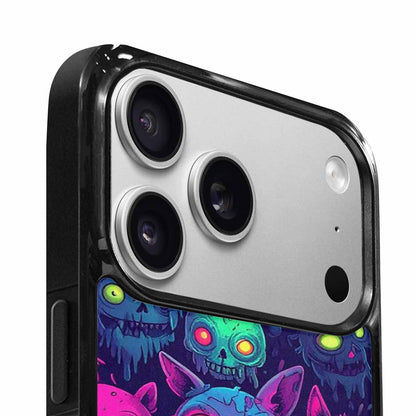 iPhone 17 Pro Max Case — Mixed Toxic Glow Creature Cartoon Cute, Custom Print Case Cover