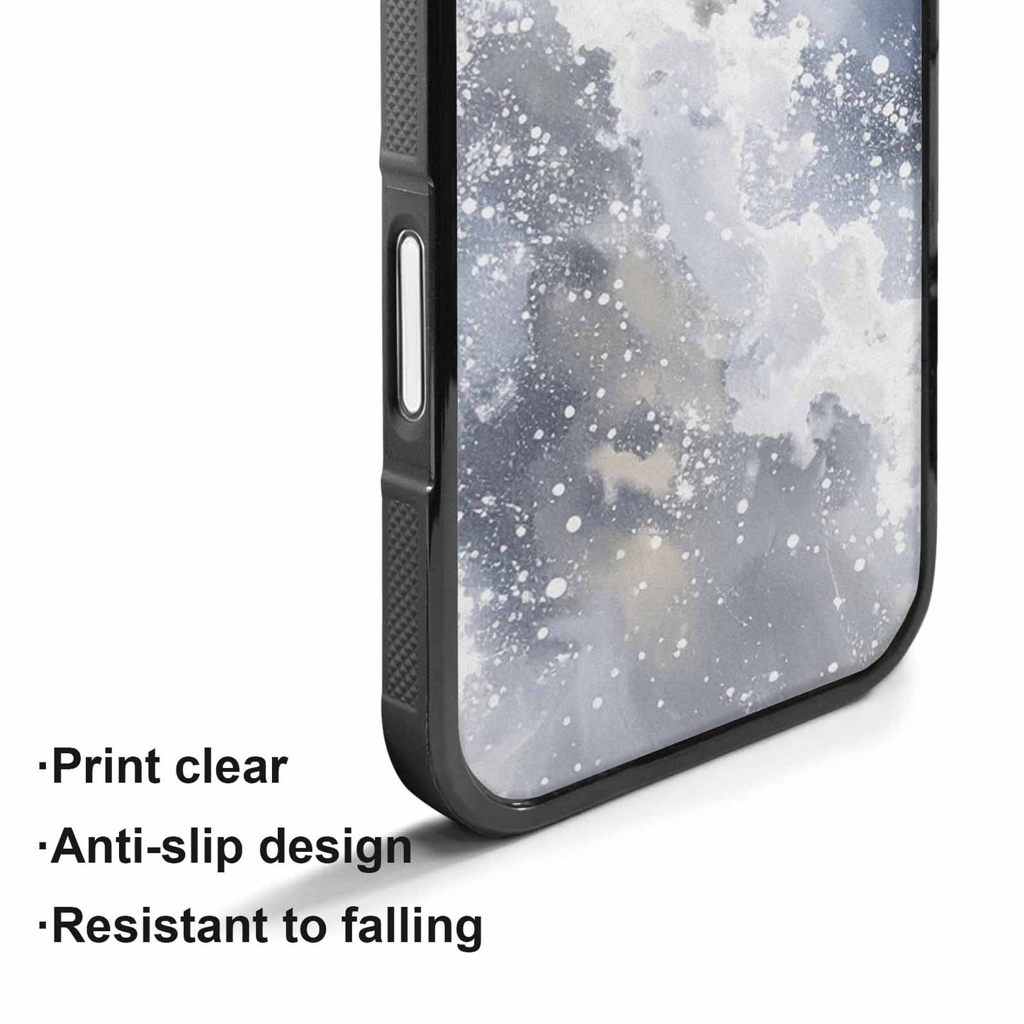 iPhone 17 Case — Galaxy Art Silver White Galaxy Space, Custom Print Case Cover