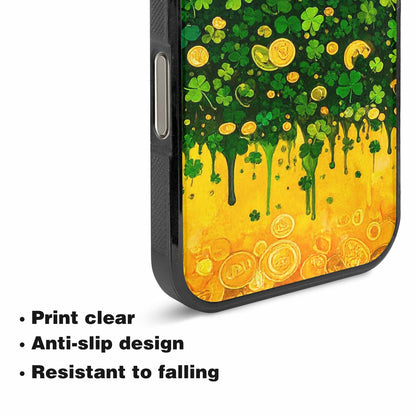 iPhone 16 Pro Max Case — St Patrick\'s Clover St Patrick\'s Clover, Custom Print Case Cover