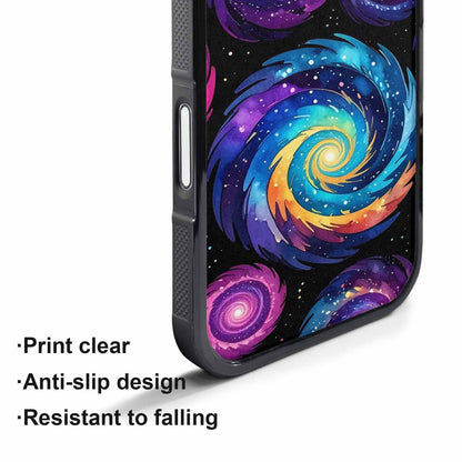iPhone 17 Pro Max Case — Rose Galaxy Art Seamless Galaxy Space, Custom Designed Case Cover