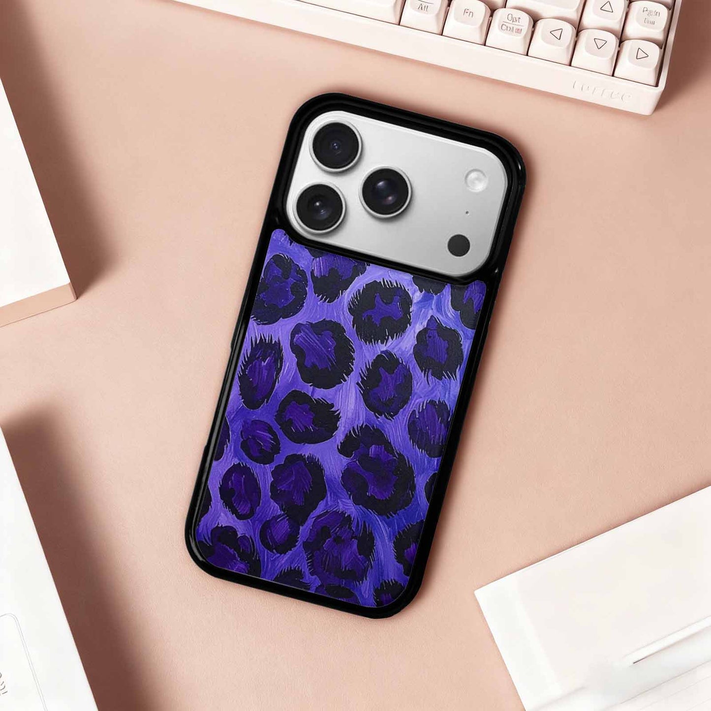 iPhone 17 Pro Case — Seamless Tileable Pattern Of Overlapping Animal, Custom Print Case Cover