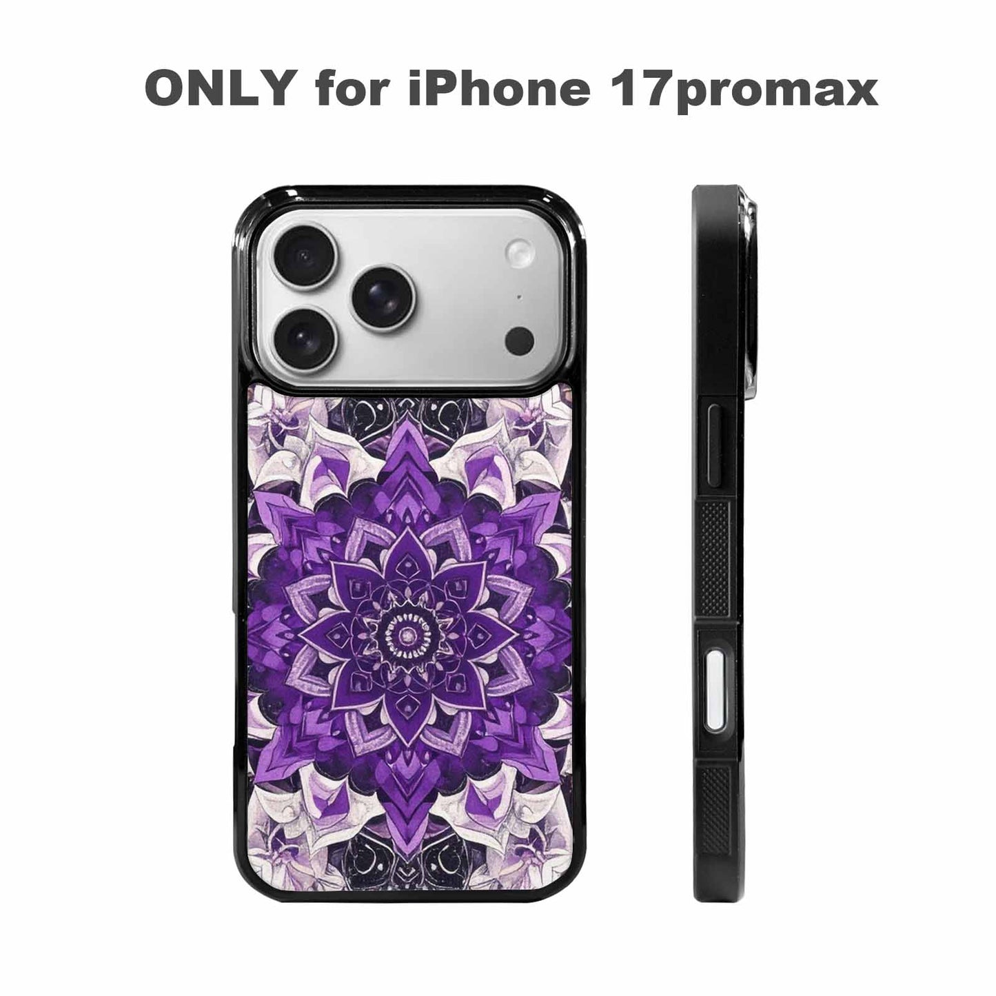 iPhone 17 Pro Max Case — Small Mandala Pattern, Randomly Floral, Custom Print Case Cover