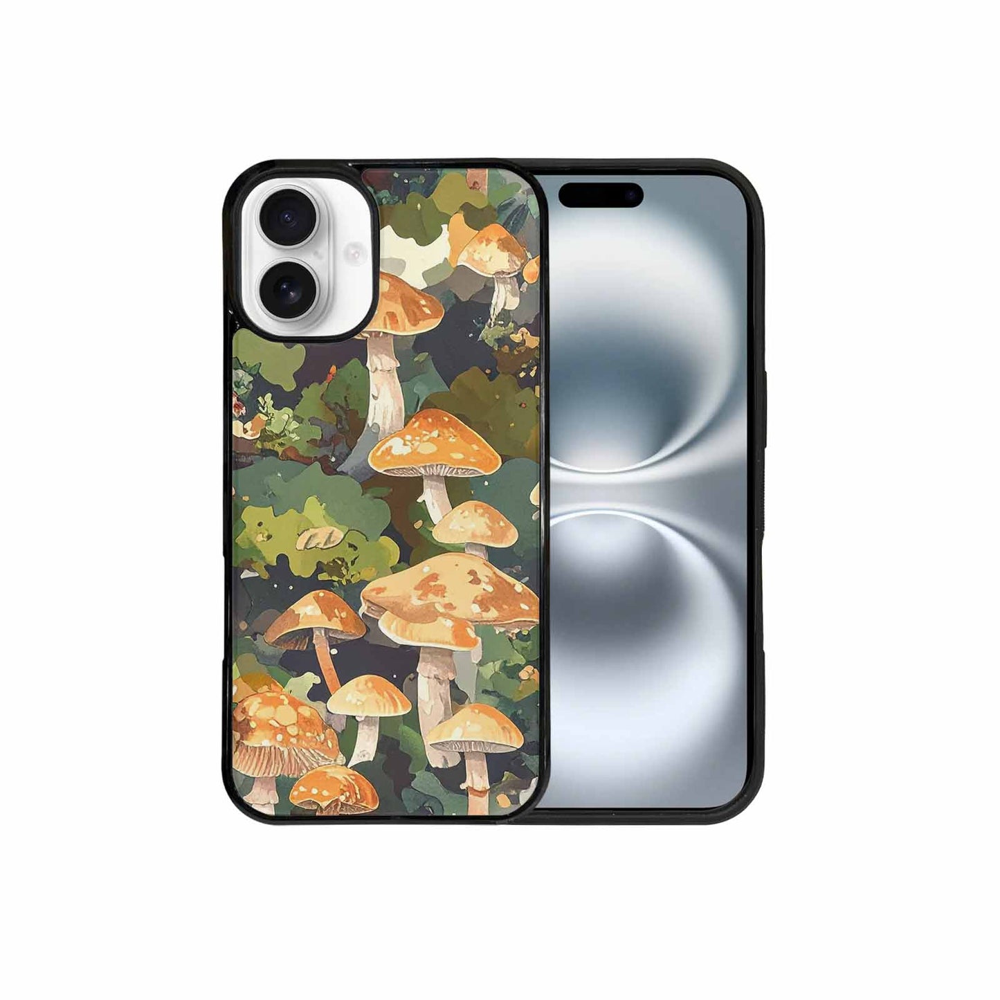 iPhone 16 Plus Case — Mushrooms Camomushrooms Patter 9y1, Custom Made Phone Cover