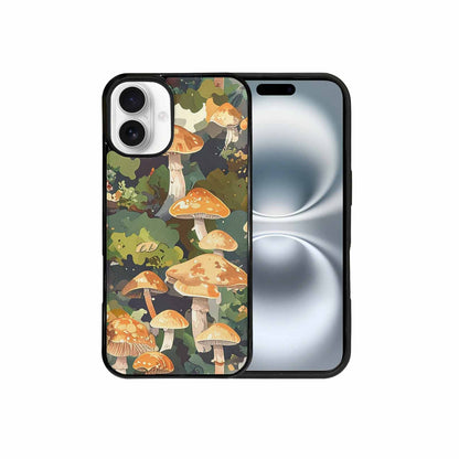 iPhone 16 Plus Case — Mushrooms Camomushrooms Patter 9y1, Custom Made Phone Cover
