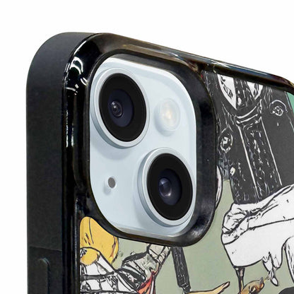 iPhone 15 Case — Noir Spy Silhouette Pen Ink Noir, Original Design Phone Case