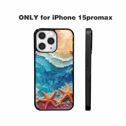 iPhone 15 Pro Max Case — Starfish Cluster Starfish Cluster Pattern Hundreds, Customized Protective Case