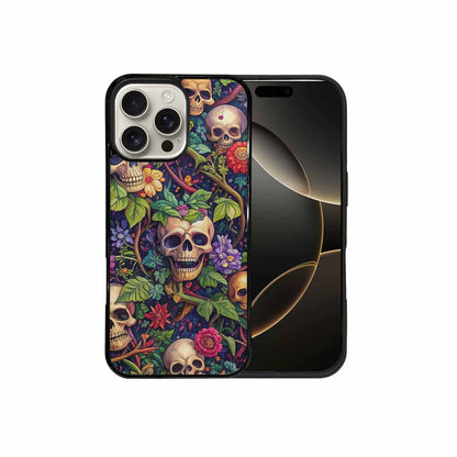 iPhone 16 Pro Max Case — Skulls Botanicalskulls Pattern, Original Design Phone Case