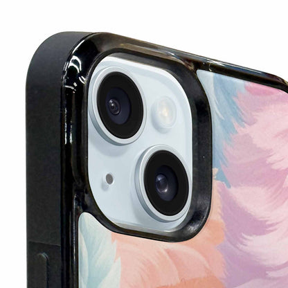 iPhone 15 Case — Zebra Pastel Rainbow, Unique Phone Case Design