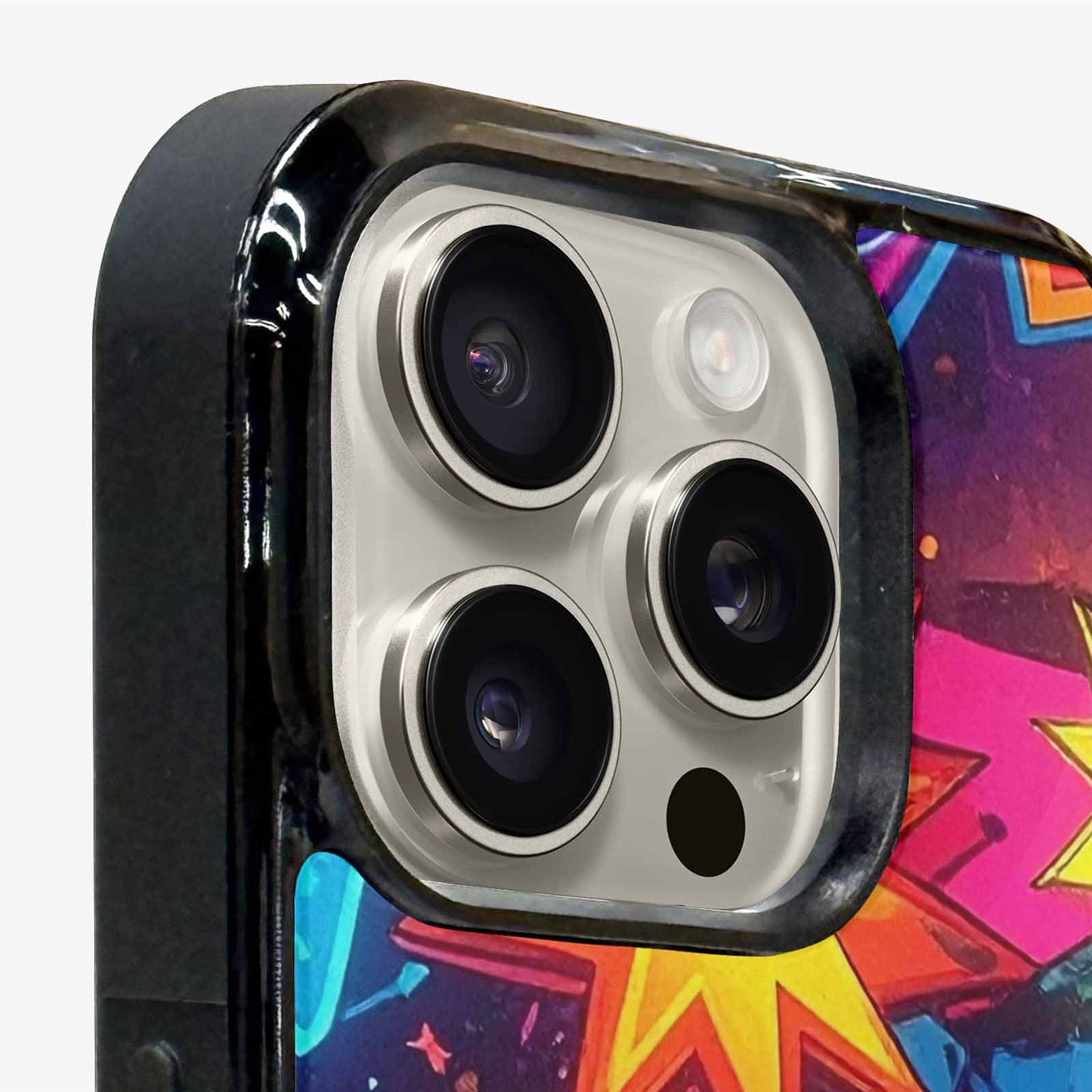 iPhone 16 Pro Case — 80s Retro Motif 80s Retro Motifs, Custom Print Case Cover