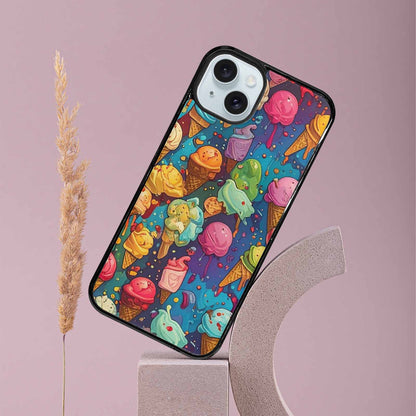 iPhone 15 Plus Case — Ice Cream Motif Ice Cream Motifs, Custom Phone Case