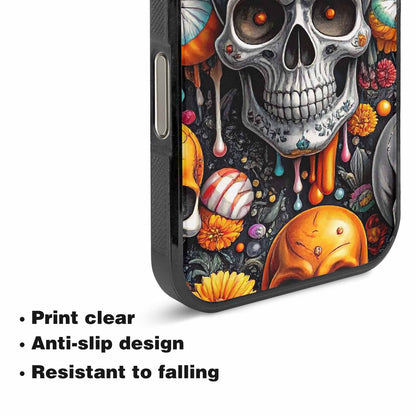 iPhone 16 Pro Max Case — Greyscale Black And White Dark Black, Custom Made Phone Cover