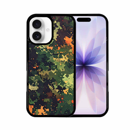 iPhone 17 Case — Small Military Camouflage Blotch Camo, Personalized Phone Case