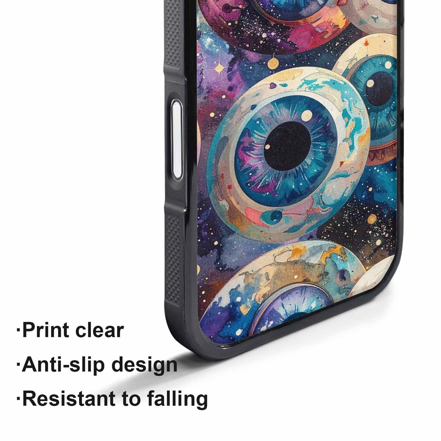 iPhone 17 Pro Max Case — Seamless Tileable Pattern Of Galaxy Space, Original Design Phone Case