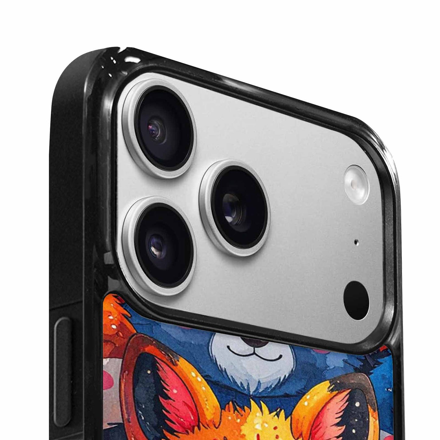 iPhone 17 Pro Max Case — Watercolor Kawaii Fox Watercolor Abstract, Personalized Phone Case