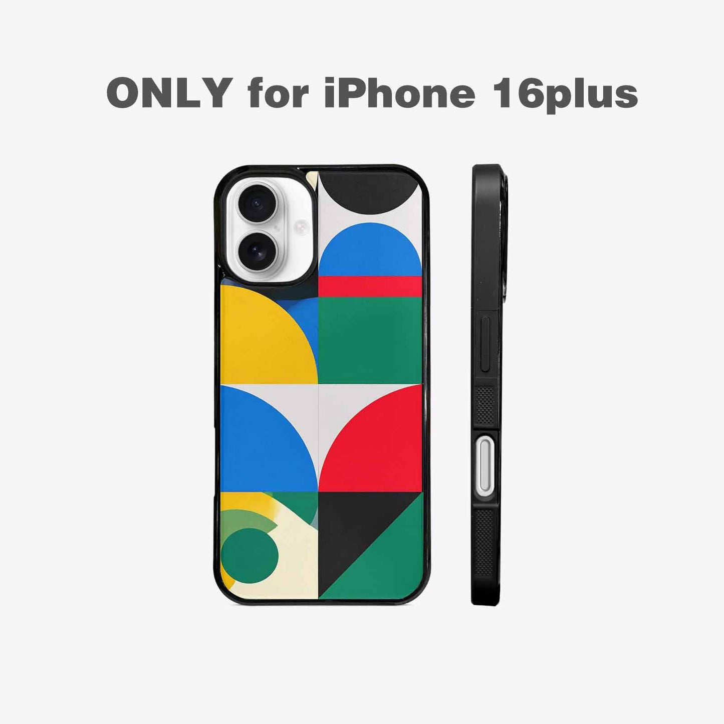 iPhone 16 Plus Case — 1960s Mod Cartoon Art Pattern, Customized Protective Case