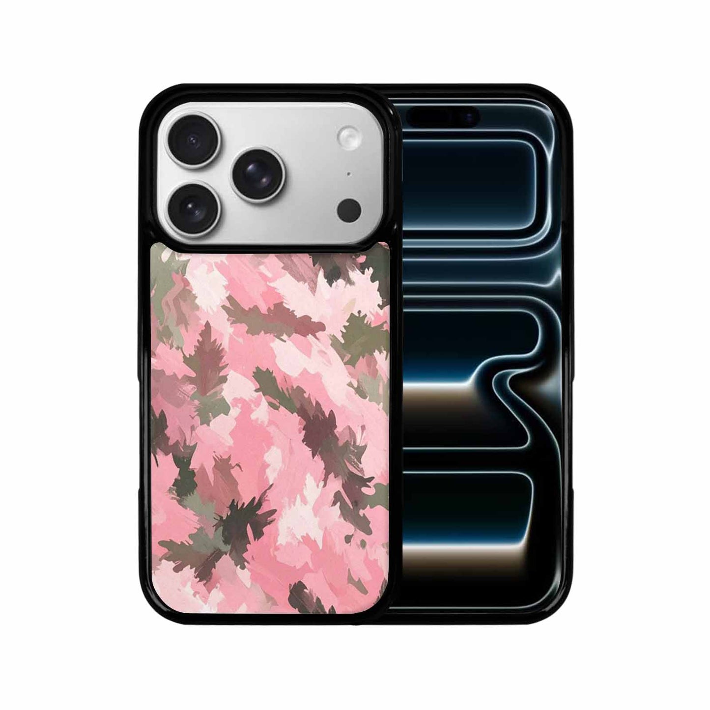 iPhone 17 Pro Case — Small Military Camouflage Blotch Pattern Camo, Custom Print Case Cover