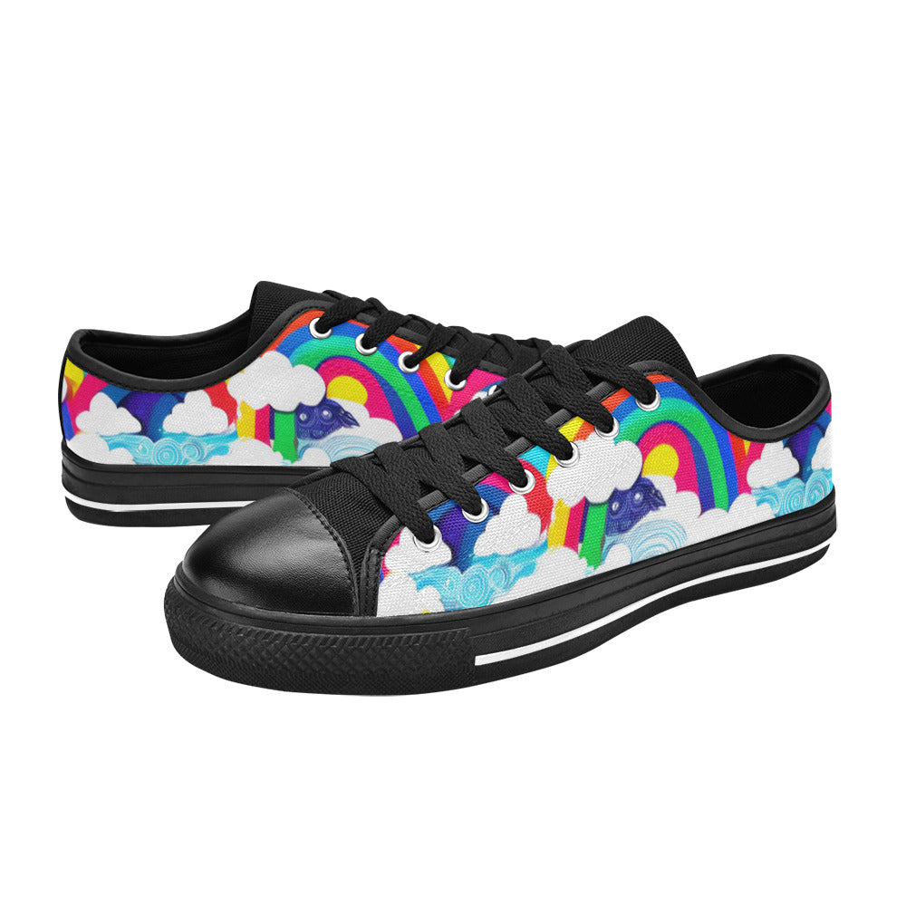 MEN'S Clouds Unicorns Art Canvas Vivid Custom Sneakers
