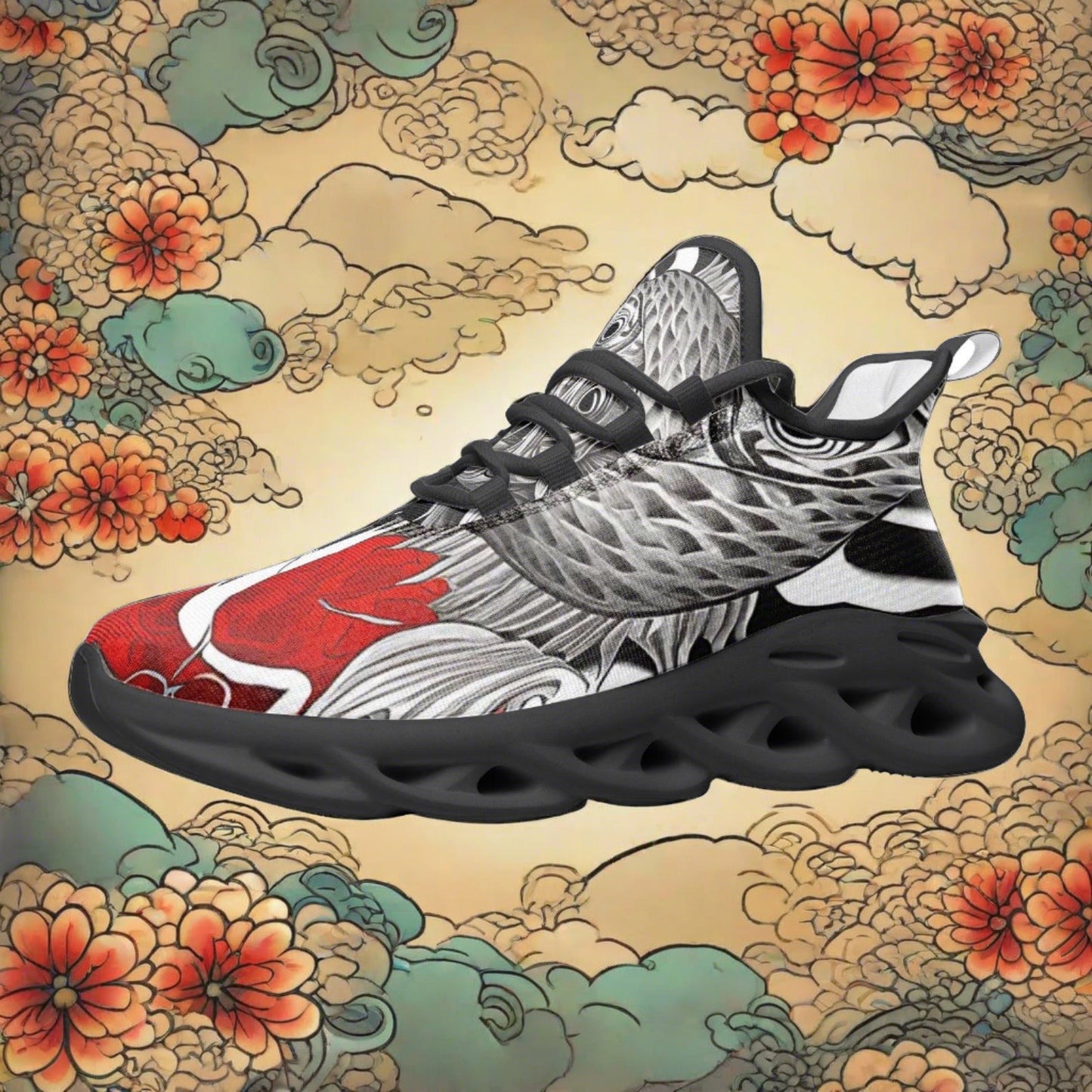 Monarch Green Emerald Unique Bold Art - Freaky Shoes | Custom Art Sneakers