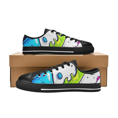 WOMEN'S Acid Wash Cartoon Art Canvas Dreamcore Sneakers