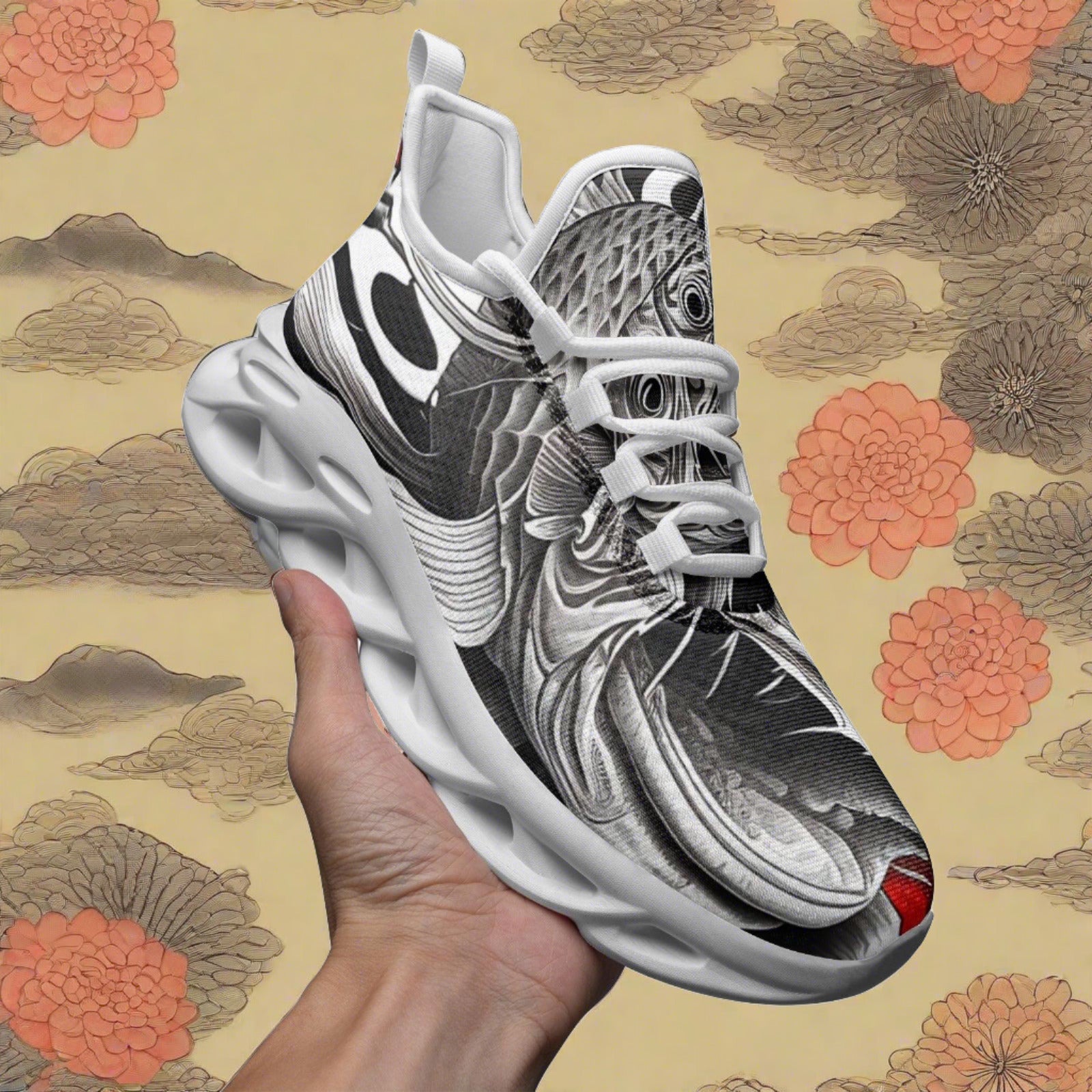 Monarch Green Emerald Unique Bold Art - Freaky Shoes | Custom Art Sneakers