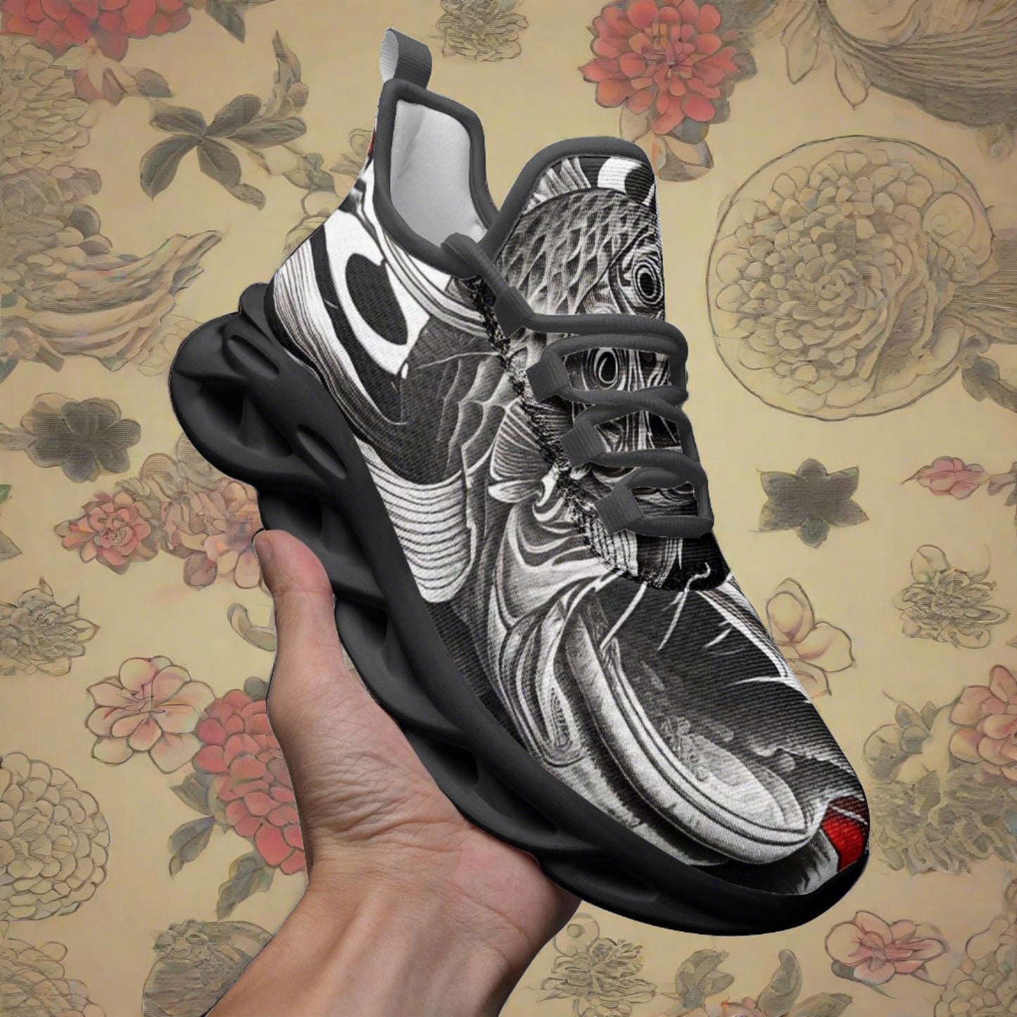 Cherry Blossom Rainbow Wearable Bold Art - Freaky Shoes | Custom Art Sneakers