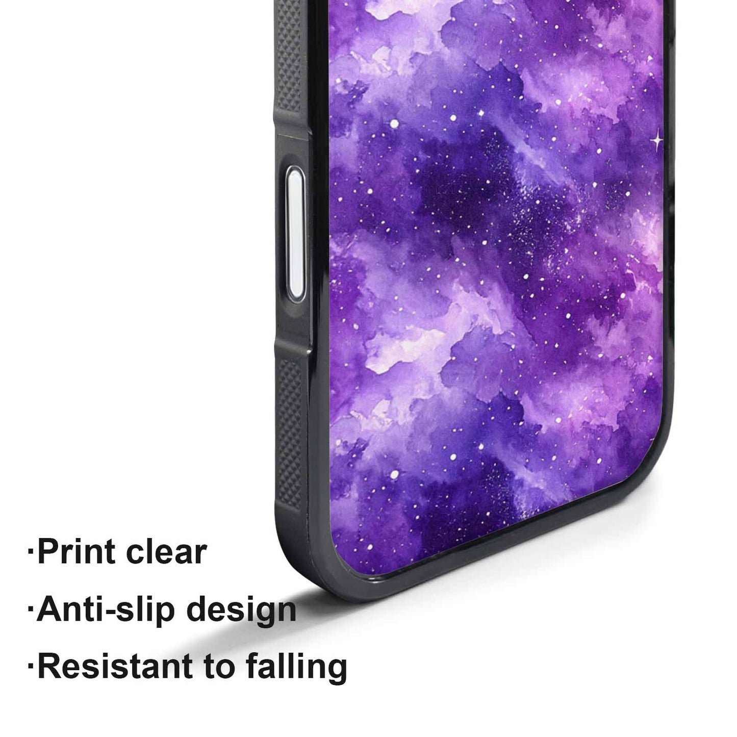 iPhone 17 Air Case — Galaxy Art Purple Nebula Dream Galaxy, Personalized Phone Case