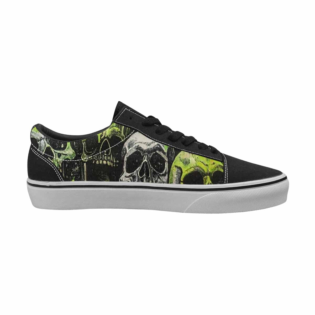 WOMEN'S Rainbow From Skull S Lace-Up Canvas Dreamcore Shoes