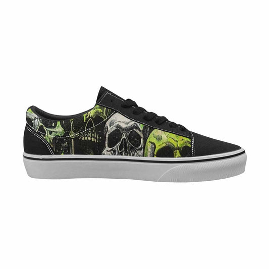 WOMEN'S Rainbow From Skull S Lace-Up Canvas Dreamcore Shoes