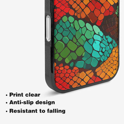 iPhone 16 Plus Case — Dark Snake Print Custom, Custom Phone Case