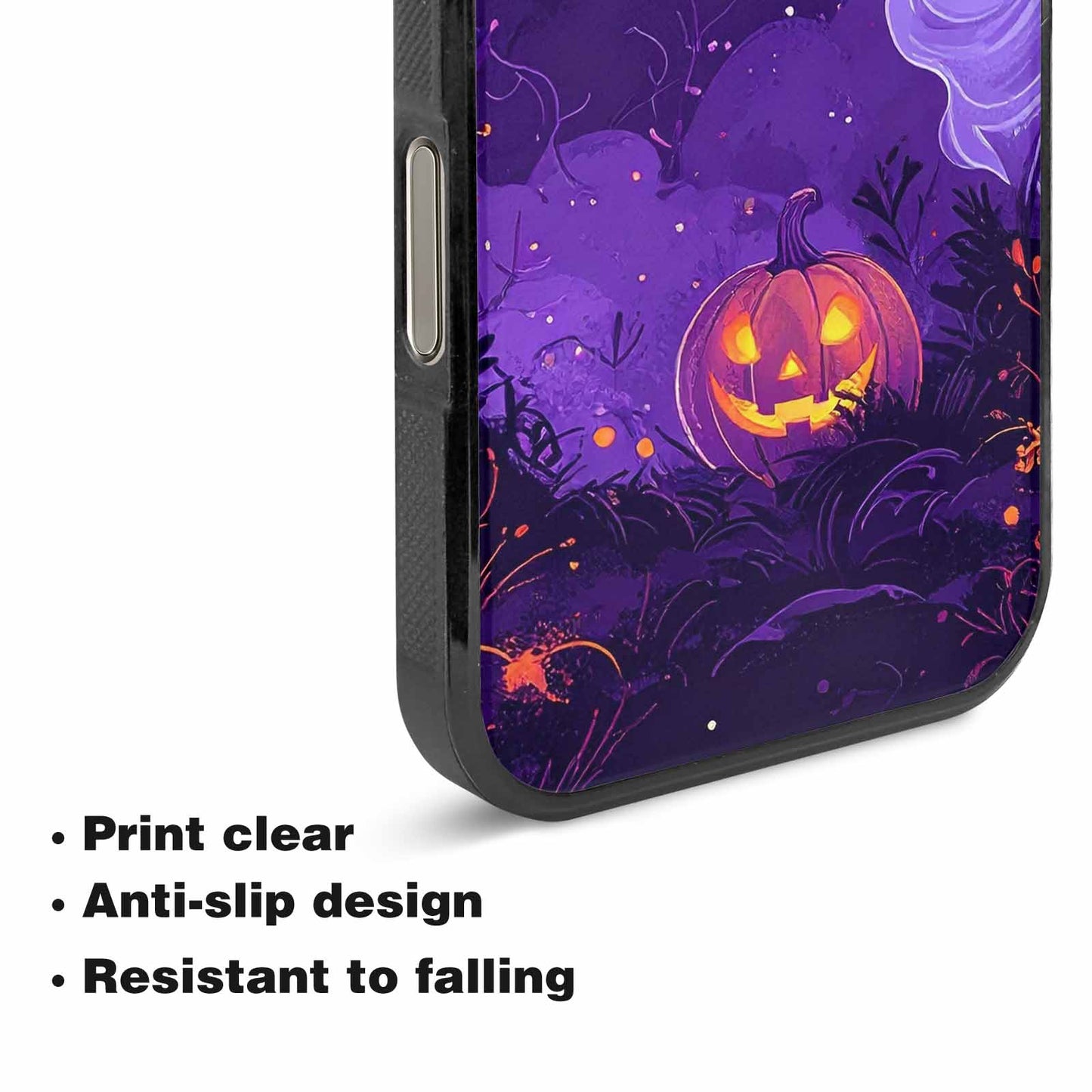 iPhone 16 Pro Max Case — Halloween Art Print Edge To Edge, Custom Print Case Cover