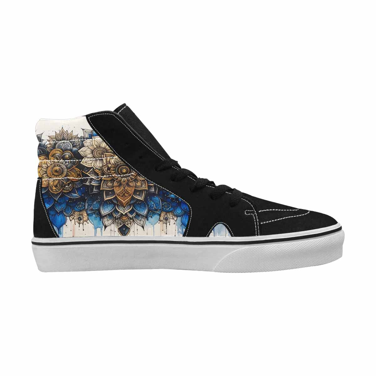 MEN'S Mandala Medallion High Top Canvas Grunge Shoes