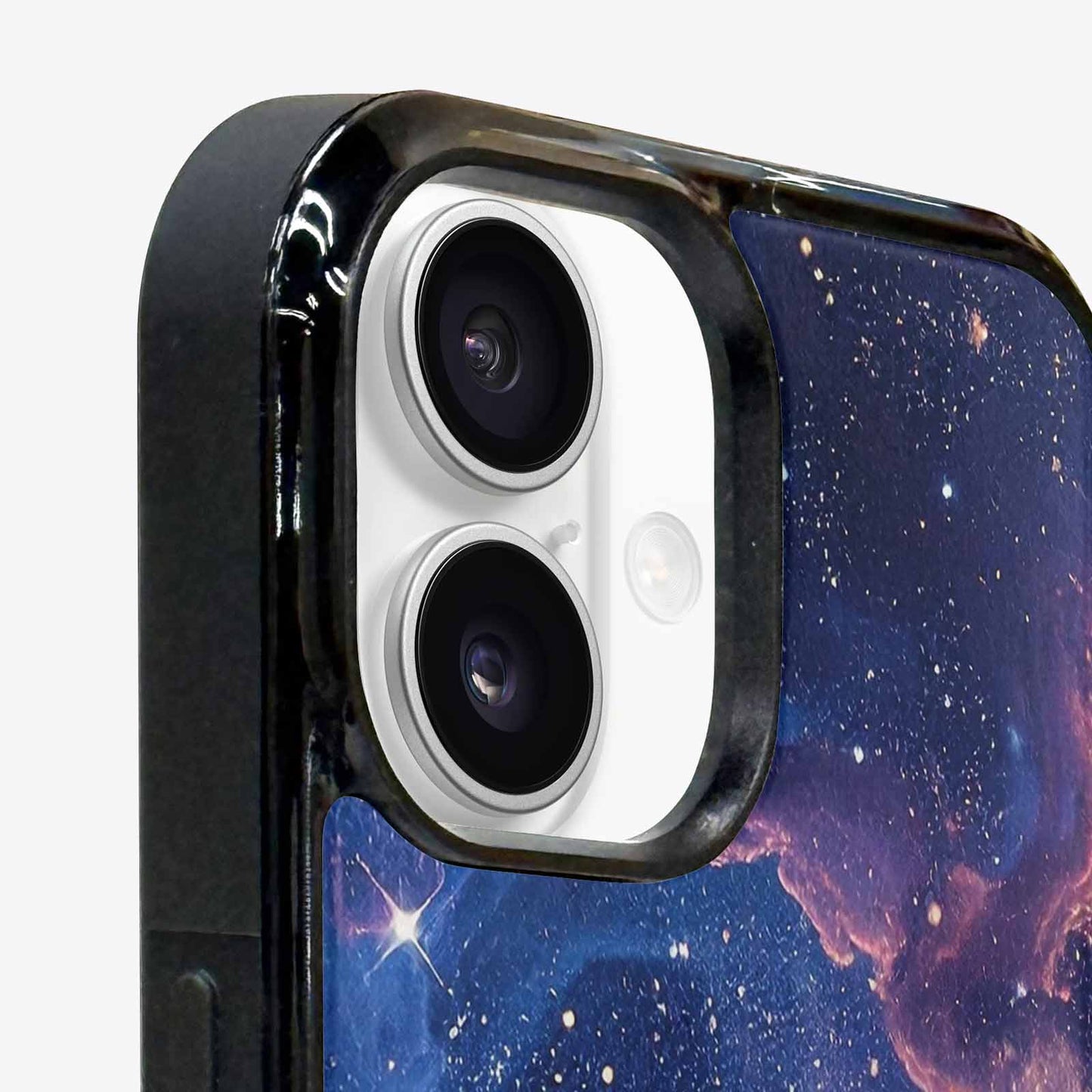 iPhone 16 Plus Case — Nebula Texture With Dense Star Cluster, Custom Art Phone Cover