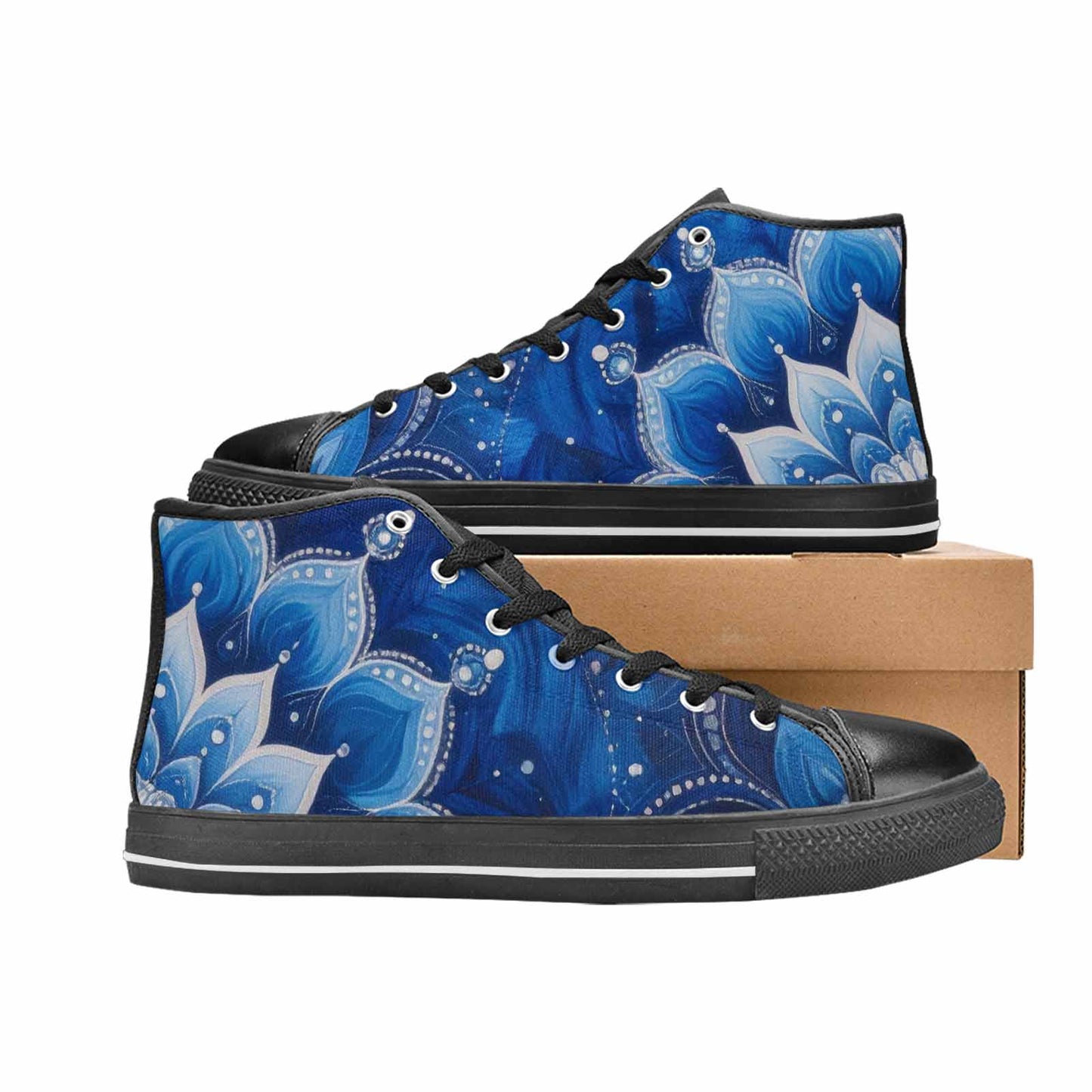 WOMEN'S Boho Mandala High Top Canvas Y2K Custom Shoes