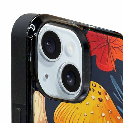 iPhone 15 Plus Case — Bold Autumn Mushroom Bold Autumn Mushroom, Unique Phone Case Design