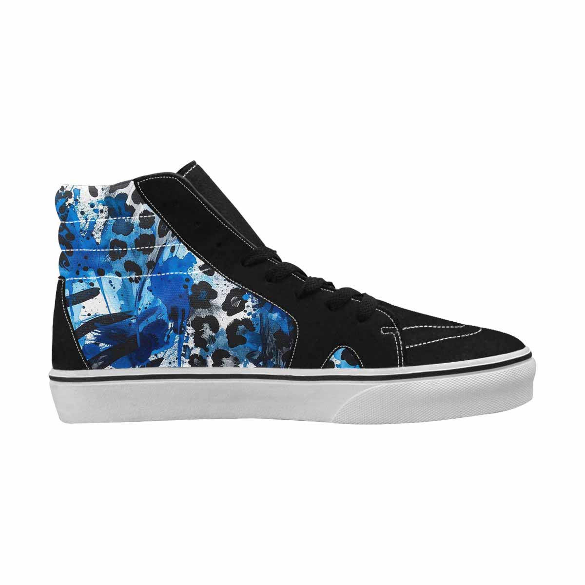 MEN'S Animal Print High Top Canvas Melting Art Sneakers