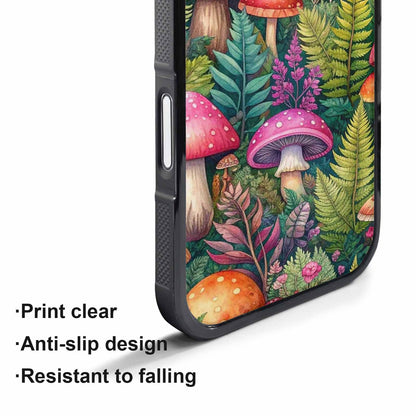 iPhone 17 Pro Case — Mushrooms Botanicalmushrooms P Vyk Floral, Custom Designed Case Cover