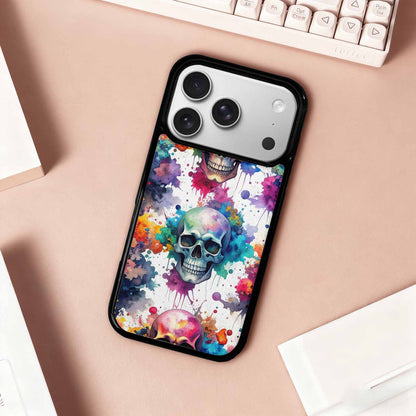 iPhone 17 Pro Case — Skull Dark Art Gothic Print Gothic, Custom Phone Case