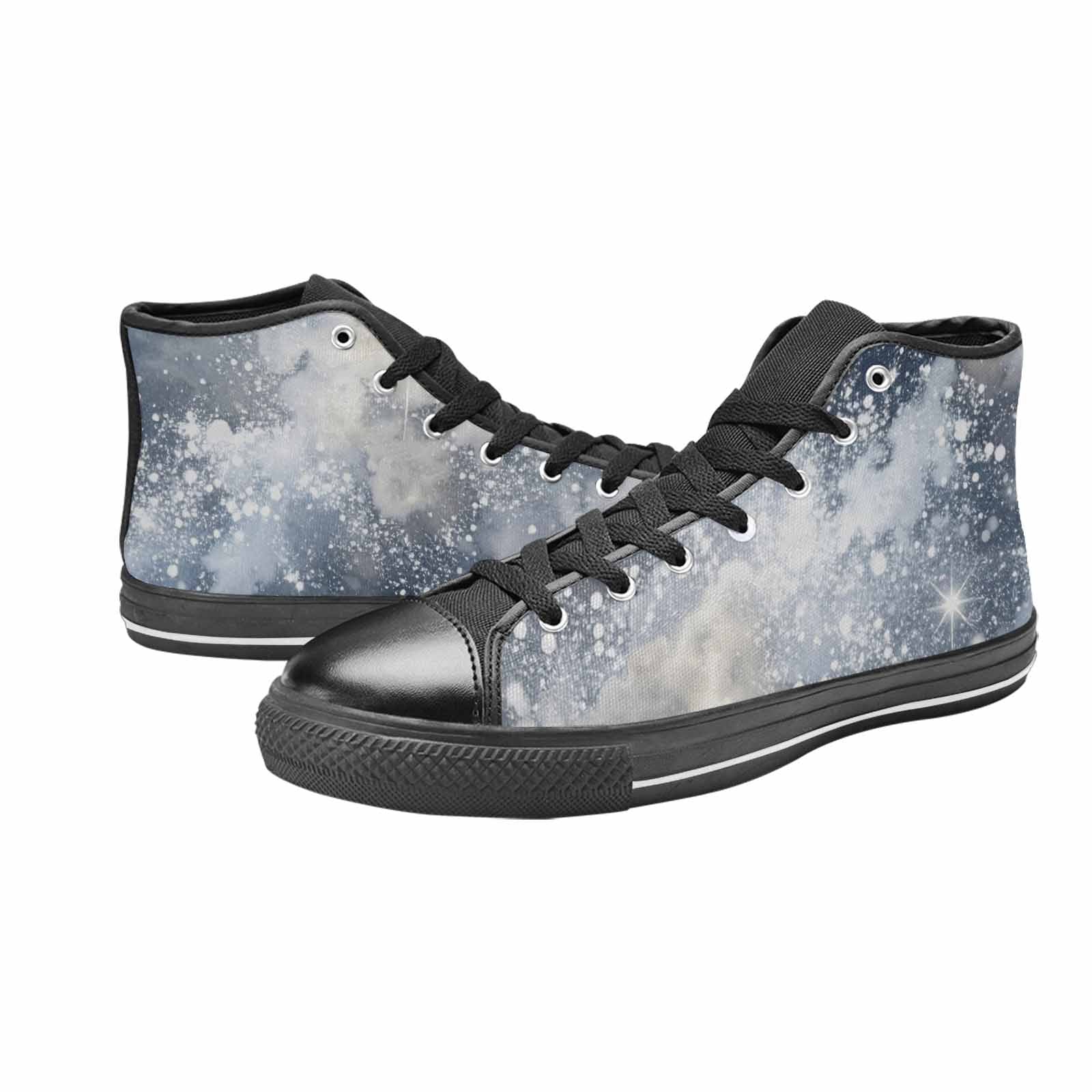 MEN'S Galaxy Art - High Top Canvas Grunge Shoes