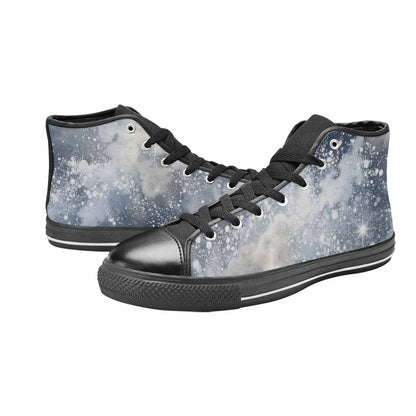 MEN'S Galaxy Art - High Top Canvas Grunge Shoes