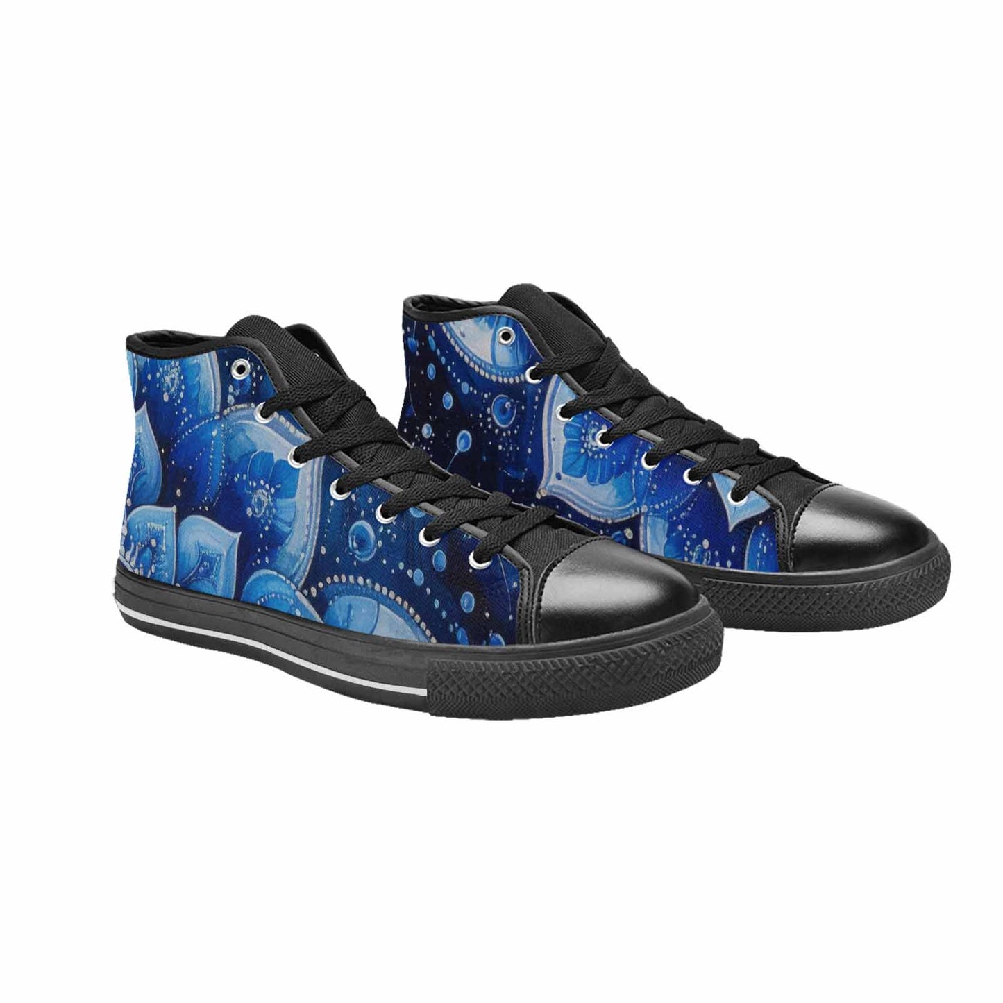 WOMEN'S Boho Mandala High Top Canvas Vivid Sneakers