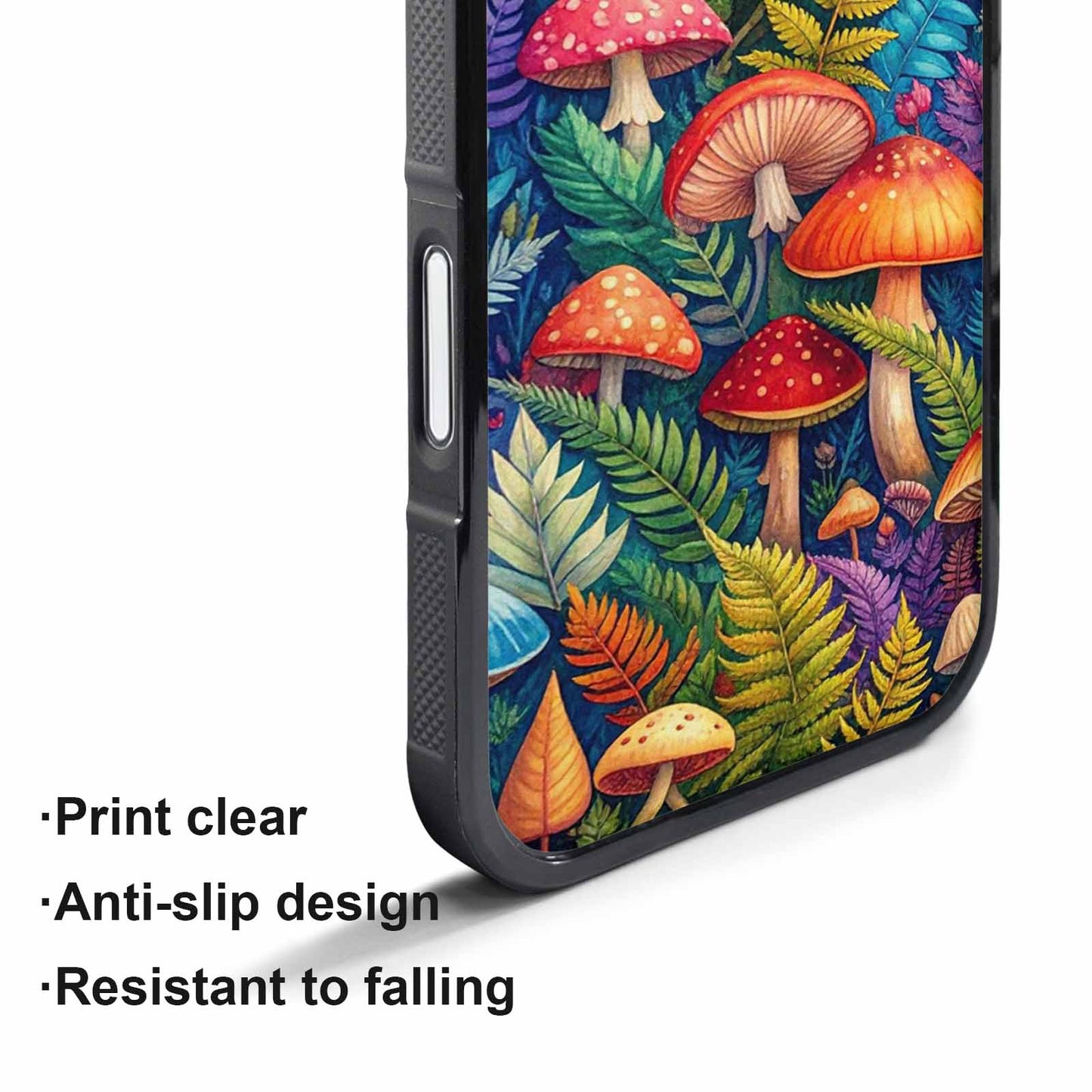iPhone 17 Pro Case — Mushrooms Botanicalmushrooms P Cix Floral, Customized Protective Case