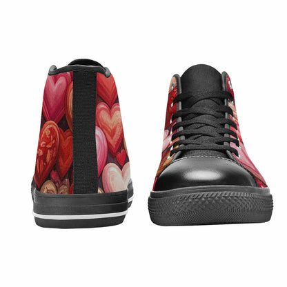 WOMEN'S No Words Or High Top Canvas Surreal Sneakers