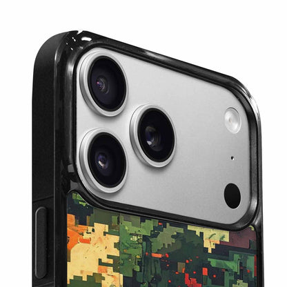 iPhone 17 Pro Case — Small Military Camouflage Blotch Pattern Camo, Unique Phone Case Design