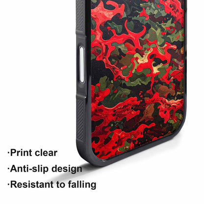 iPhone 17 Air Case — Small Military Camouflage Blotch Pattern Camo, Original Design Phone Case