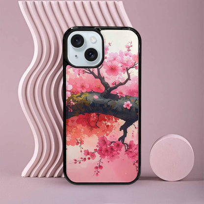 iPhone 15 Case — Cherry Blossom Branch Cherry Blo 2n4, Custom Print Case Cover