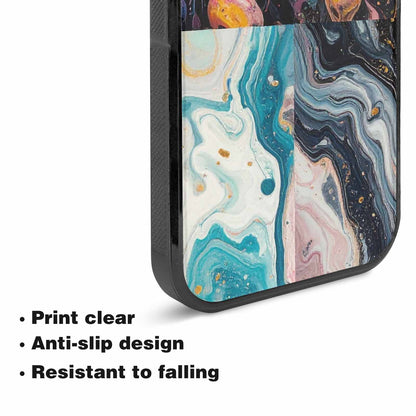 iPhone 15 Plus Case — Aliens Marblealiens Pattern Dms, Custom Made Phone Cover