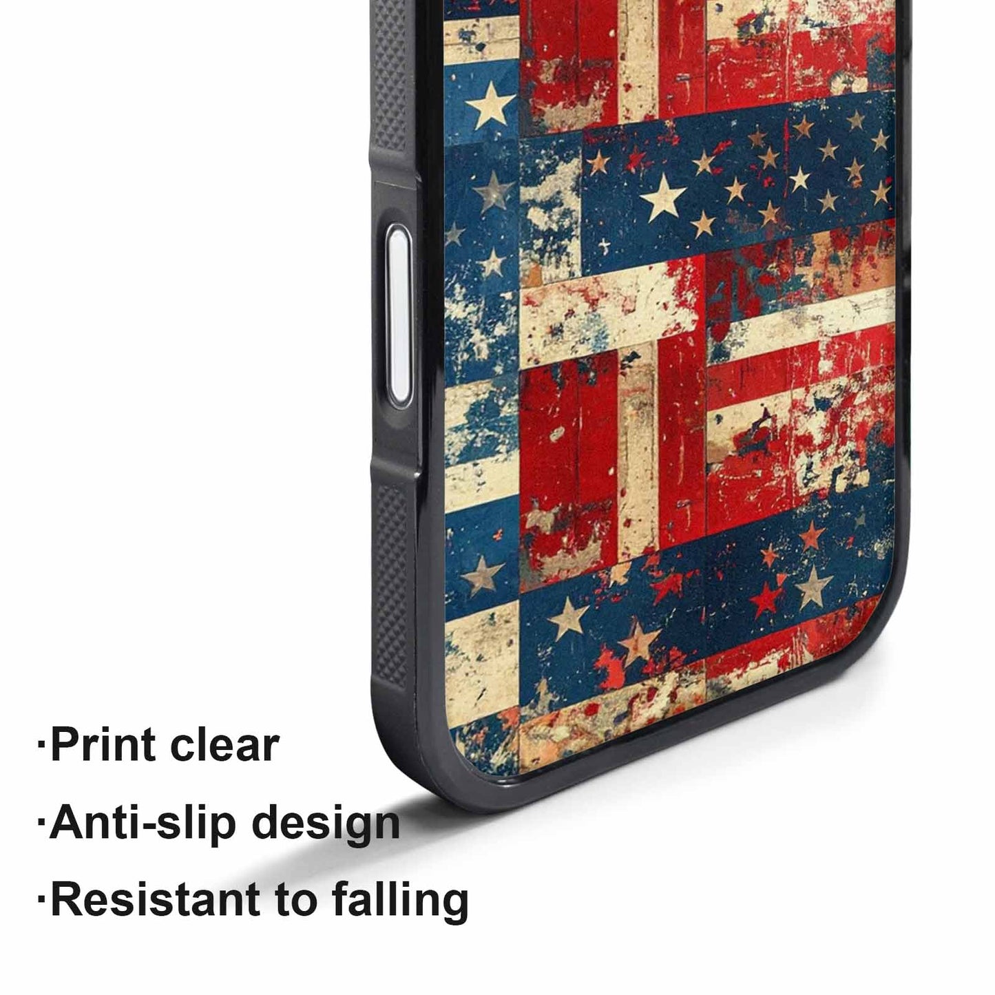 iPhone 17 Pro Max Case — Small American Flag Stars Galaxy Space, Unique Phone Case Design