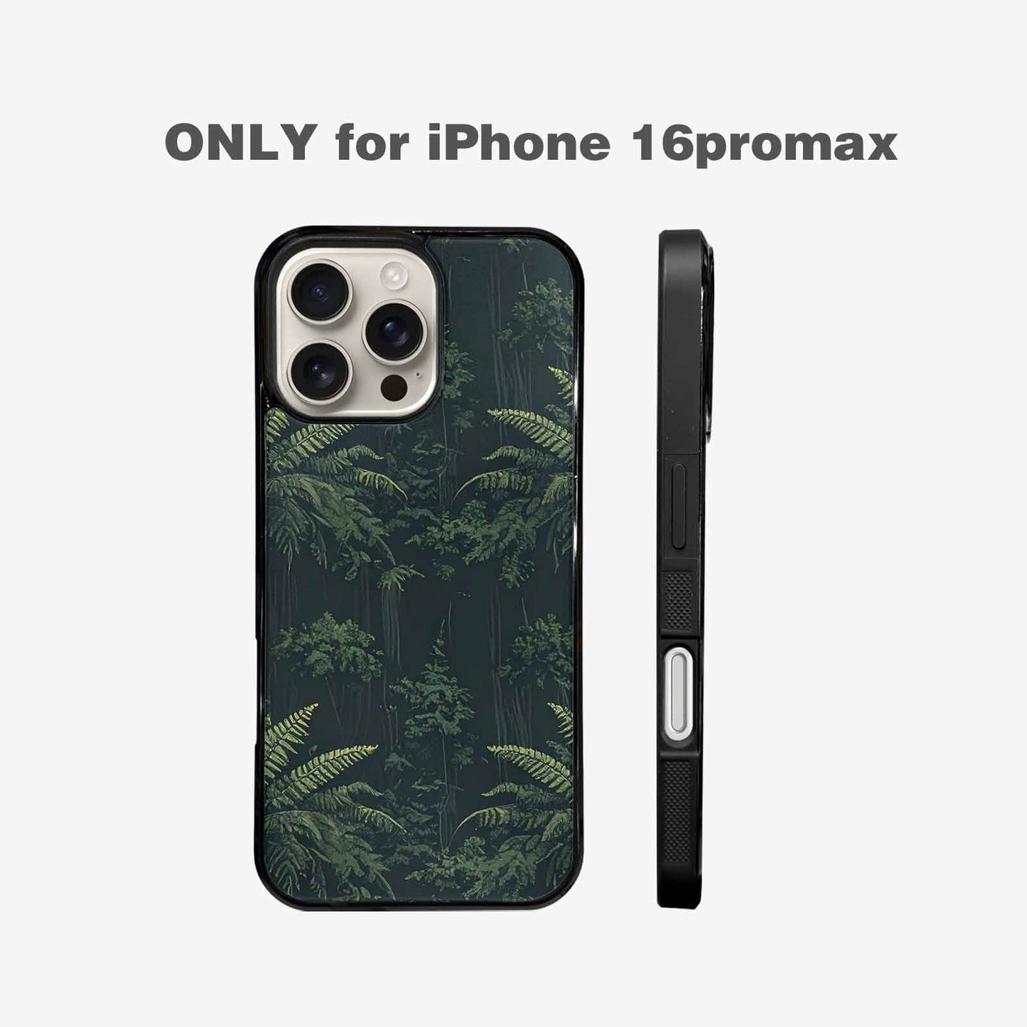 iPhone 16 Pro Max Case — Seamless Pattern Ancient Redwood Forest Giant, Unique Phone Case Design