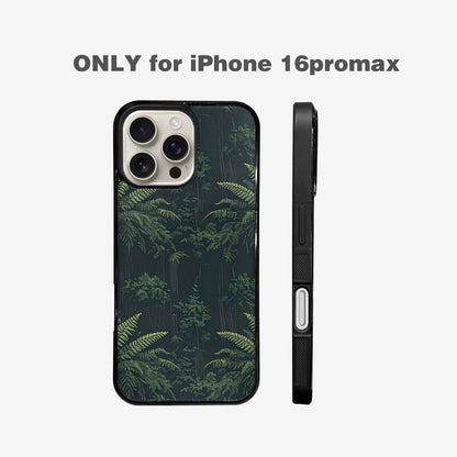 iPhone 16 Pro Max Case — Seamless Pattern Ancient Redwood Forest Giant, Unique Phone Case Design
