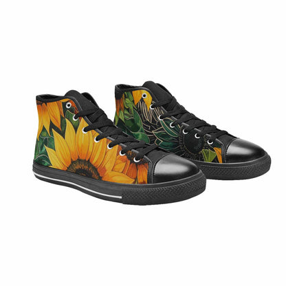 MEN'S Blend Melt Them High Top Canvas Cottagecore Sneakers
